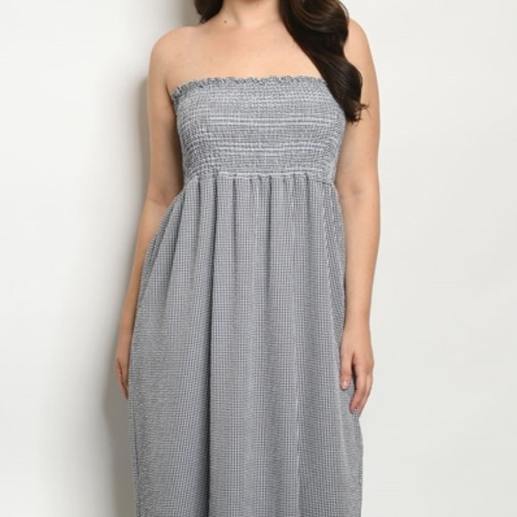 Navy maxi dress - Picture 2 of 8